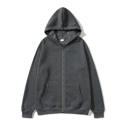 Férfi Meleg Fleece Zip Hoodie