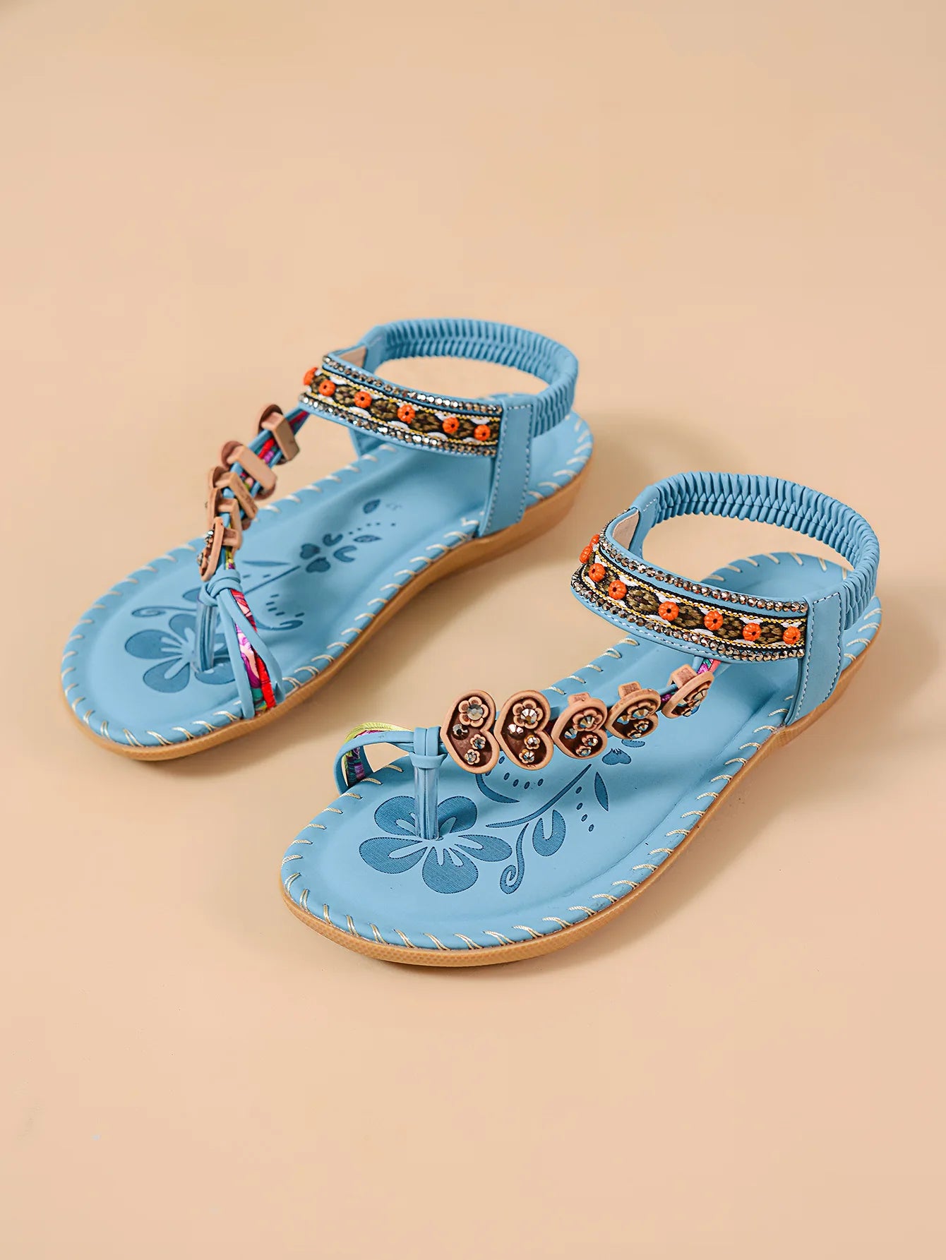 Női Bohém Szandál 2025 - Puha Talpú Flip-Flop Nyári Papucs