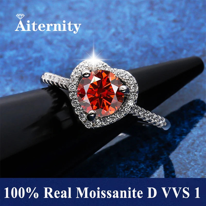 Moissanite Gyűrű Állítható