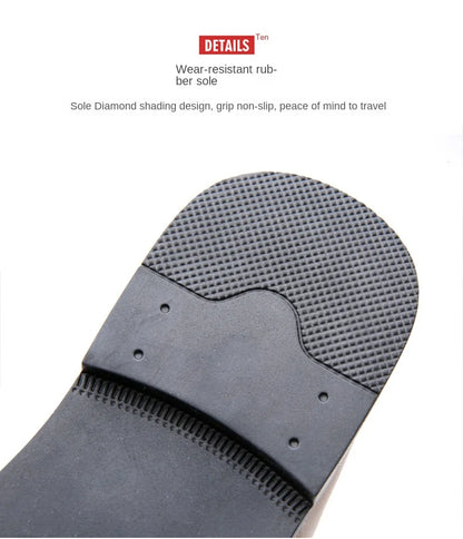 Férfi Designer Bőr Szandál - Divatos Nyári Strand Papucs Csúszásmentes