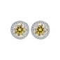 Moissanite Csavaros Fülbevaló