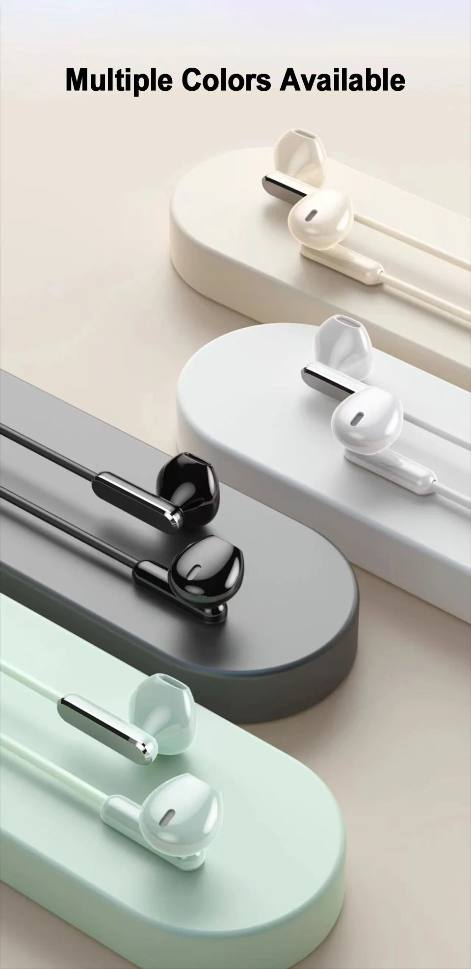 USB-C Fejhallgató Hifi Bass