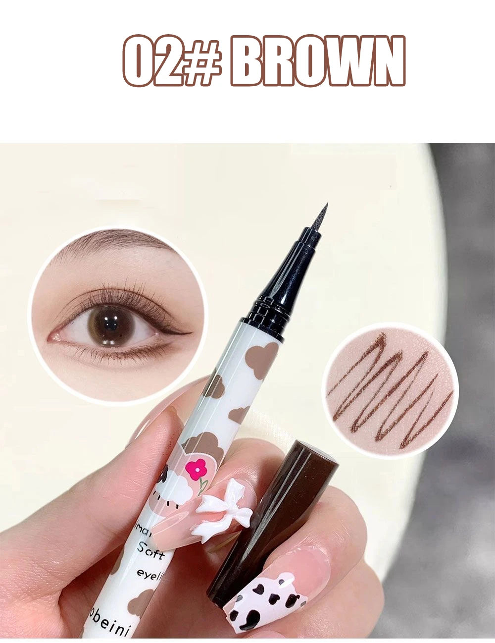 Wasserfester Flüssig-Eyeliner
