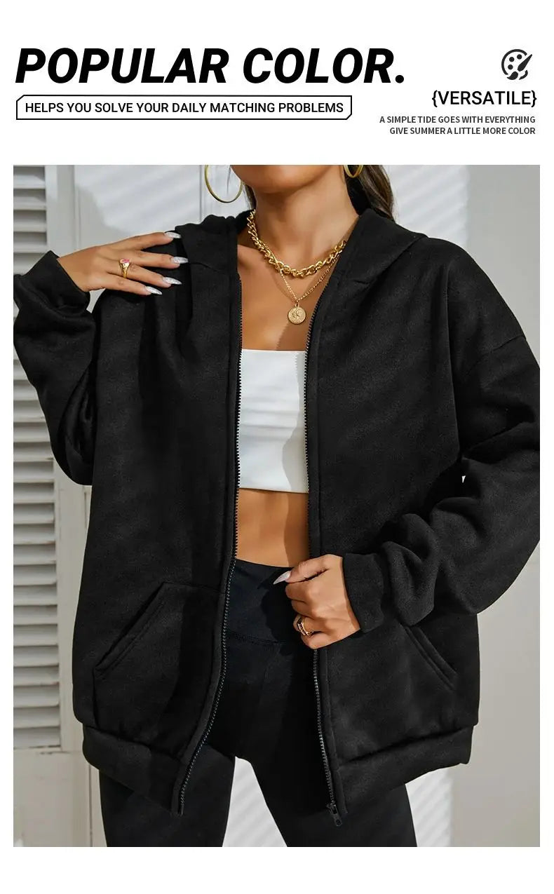 Férfi Meleg Fleece Zip Hoodie