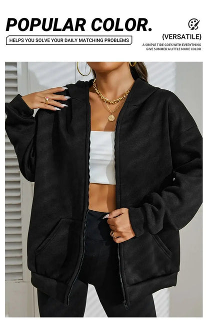 Férfi Meleg Fleece Zip Hoodie