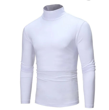 Férfi Garbó Nyakú Slim Fit