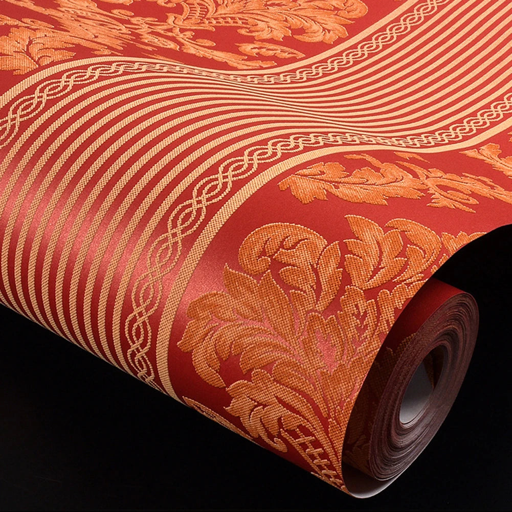 Dzqcn 3D Damask Tapéta Otthon