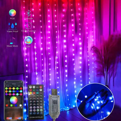 Nova LED Függöny Fények - App