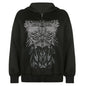 Liva Girl Gótikus Zip Hoodie