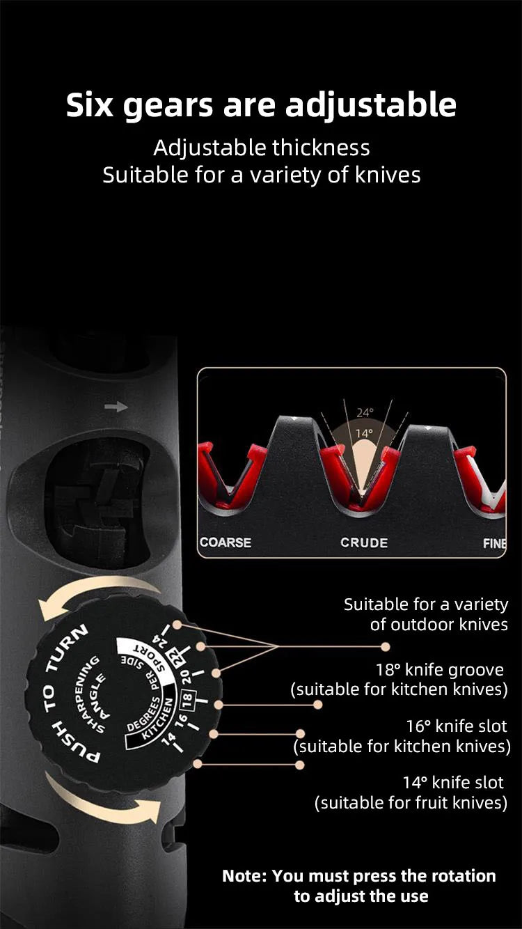 Choice 5in1 Késélező Whetstone