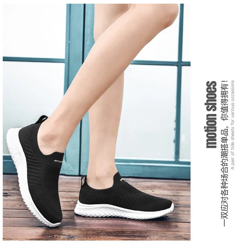 Férfi-Női Sportos Cipő - Kényelmes Slip-On Sneaker