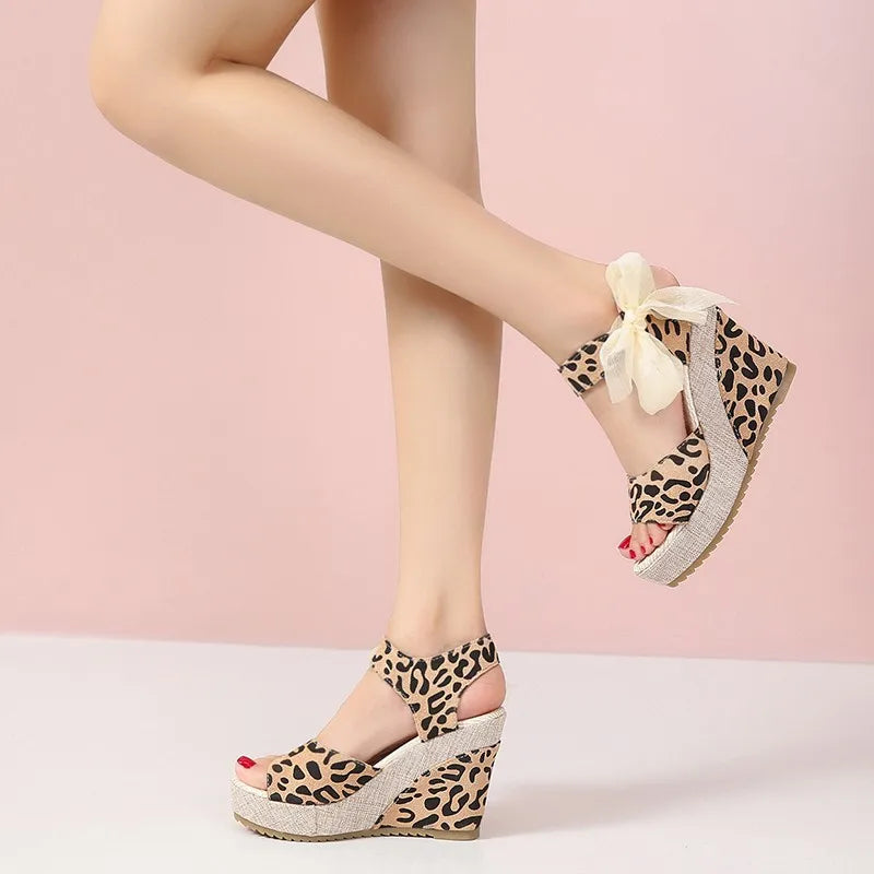 RZSMTYA Damen-Sandalen hoch