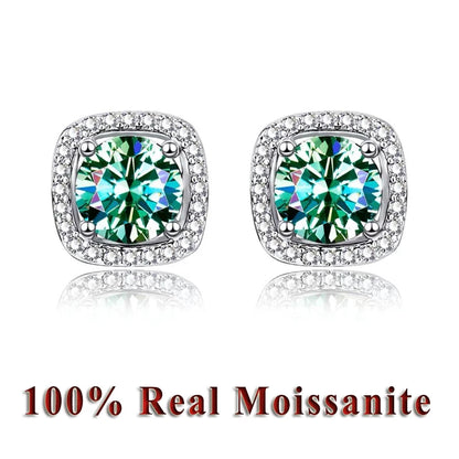 Moissanite Csavaros Fülbevaló