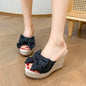 RZSMTYA Damen-Keilsandalen
