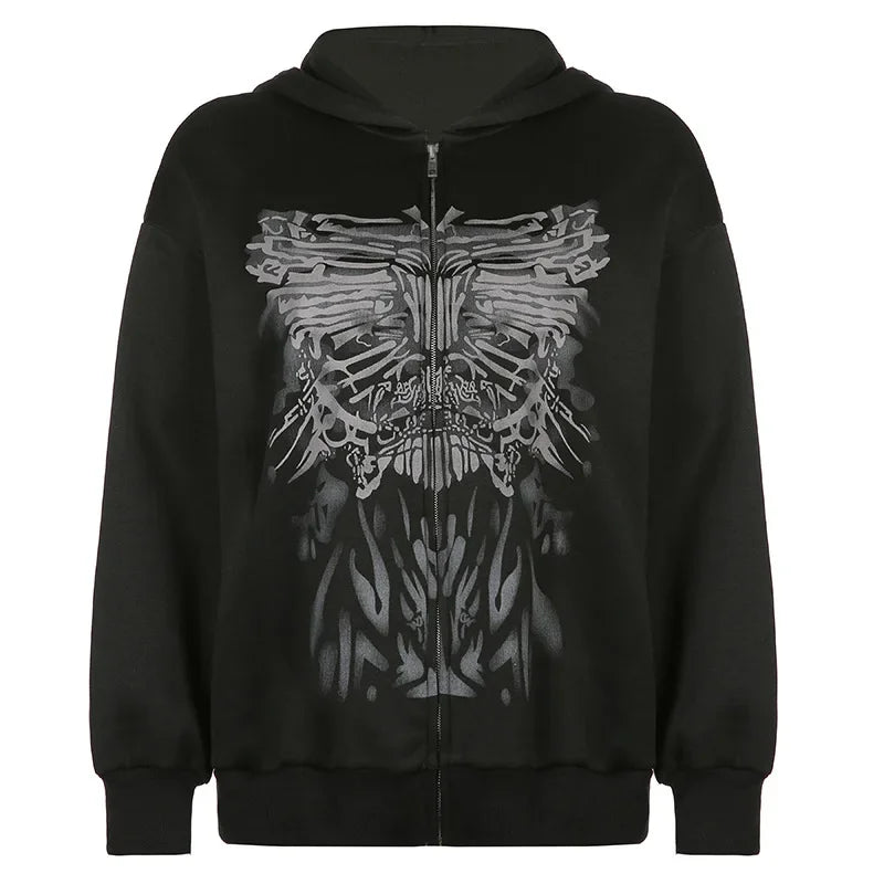 Liva Girl Y2K Gothic Hoodie