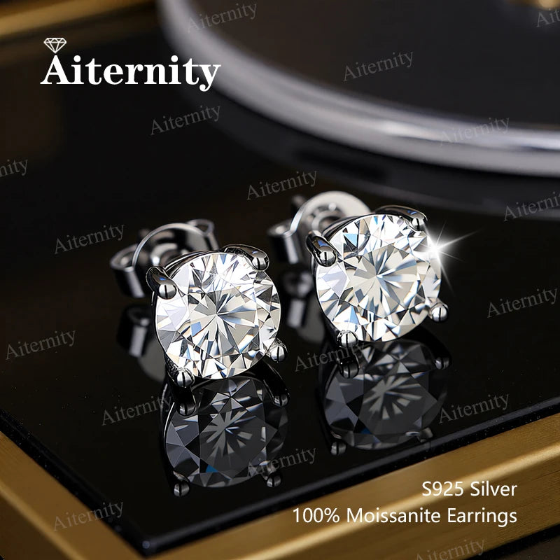 Moissanite Fülbevaló Aiternity