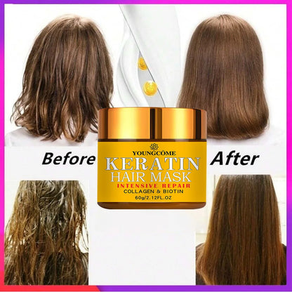Hajmaszk Biotin Keratin Nőknek