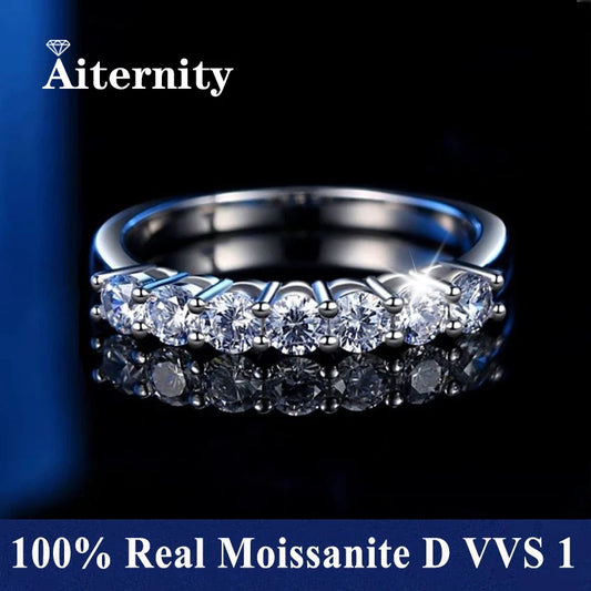 Moissanite Gyűrű 925 Nőknek