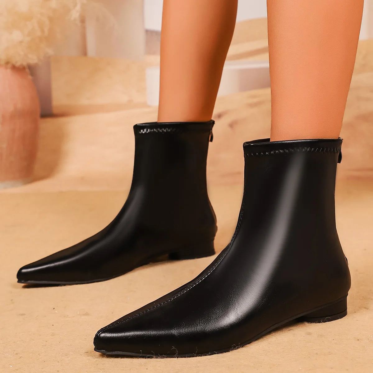 Bakancs PU Felső Latex Talp