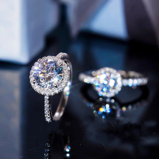 Moissanite AITERNITY Szívgyűrű