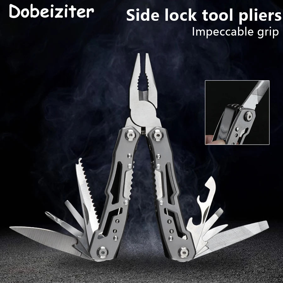 Kemping Multitool Rozsdamentes
