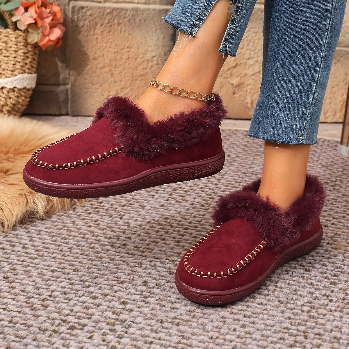 Shoes Ankle Boots Inner Plush