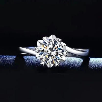 Moissanite Gyűrű Állítható