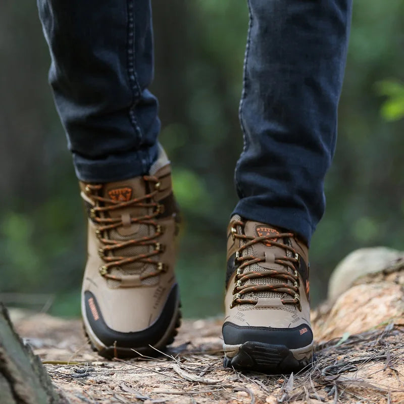CipőFérfi Téli Hótaposó Cipő Vízálló Bőr - Outdoor Bakancs