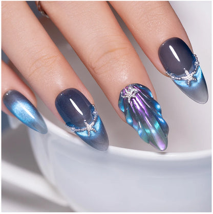 Puente Cat Eye Gel Fényes Kék