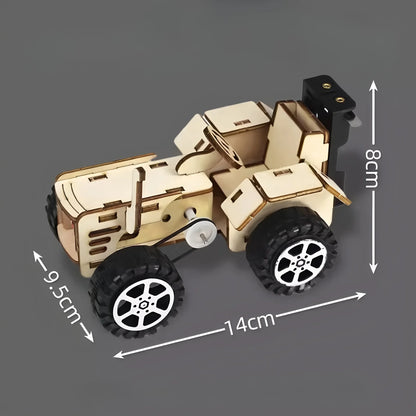 Traktor Modell 3D Fa Kirakó