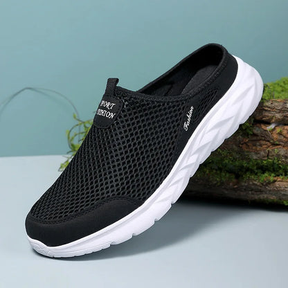 Férfi Nyári Papucs - Lélegző Hálós Slip-On Félcipő