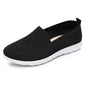 Női Slip-On Cipő - Lélegző Hálós Casual Lapos Cipő Tavaszi-Őszi Szezonra