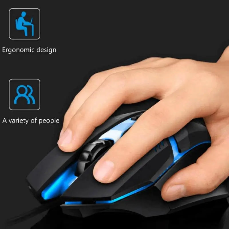 Dtvane Gamer Egér Ergonomikus