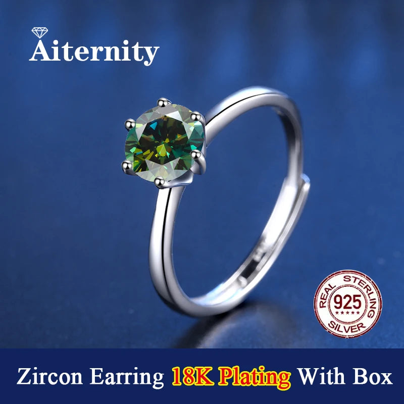 Ezüst Zircon Gyűrű Aiternity