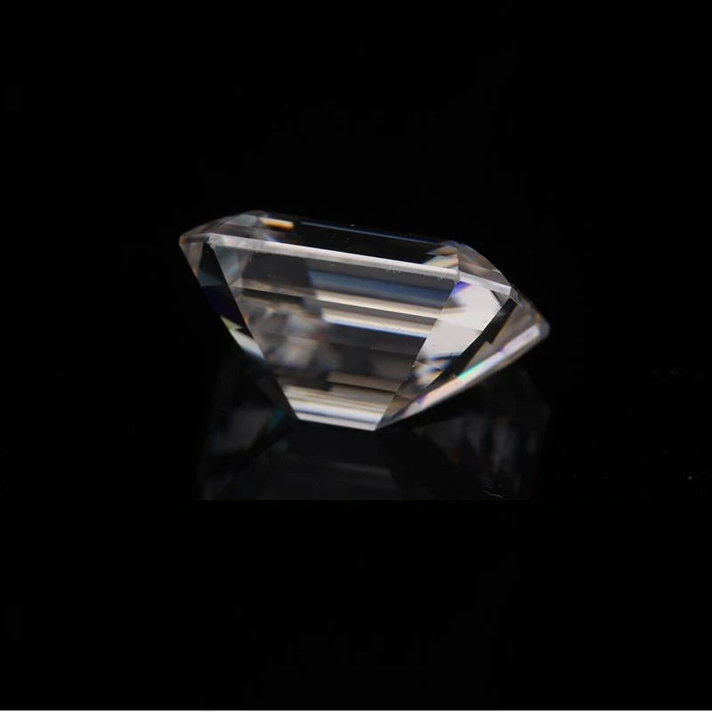 Moissanit Smaragdvágás 0.2-10ct