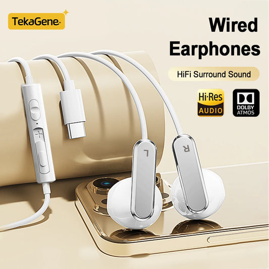 USB-C Fejhallgató Hifi Bass