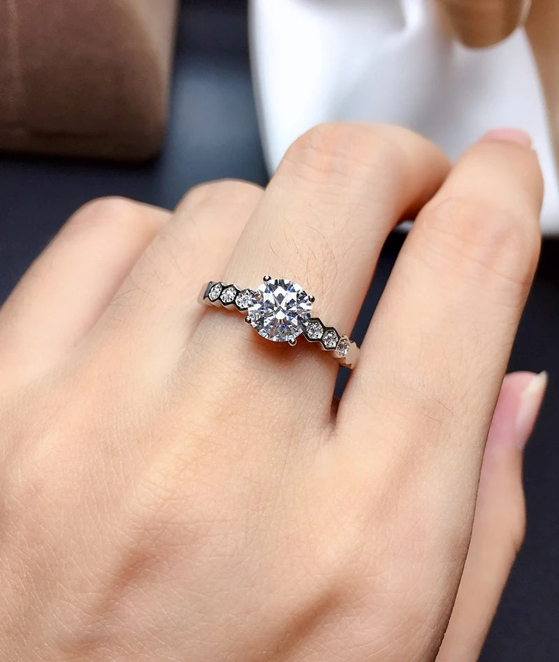 Aiternity Moissanite Gyűrű 1ct