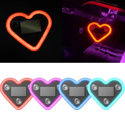 Autó Szív Alakú Neon Fény