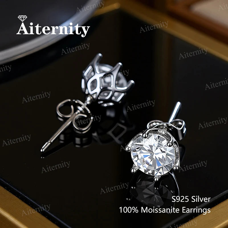 Moissanite Fülbevaló Aiternity