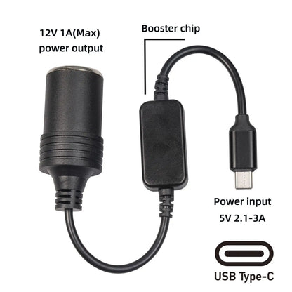 USB 12V Szivargyújtó Adapter