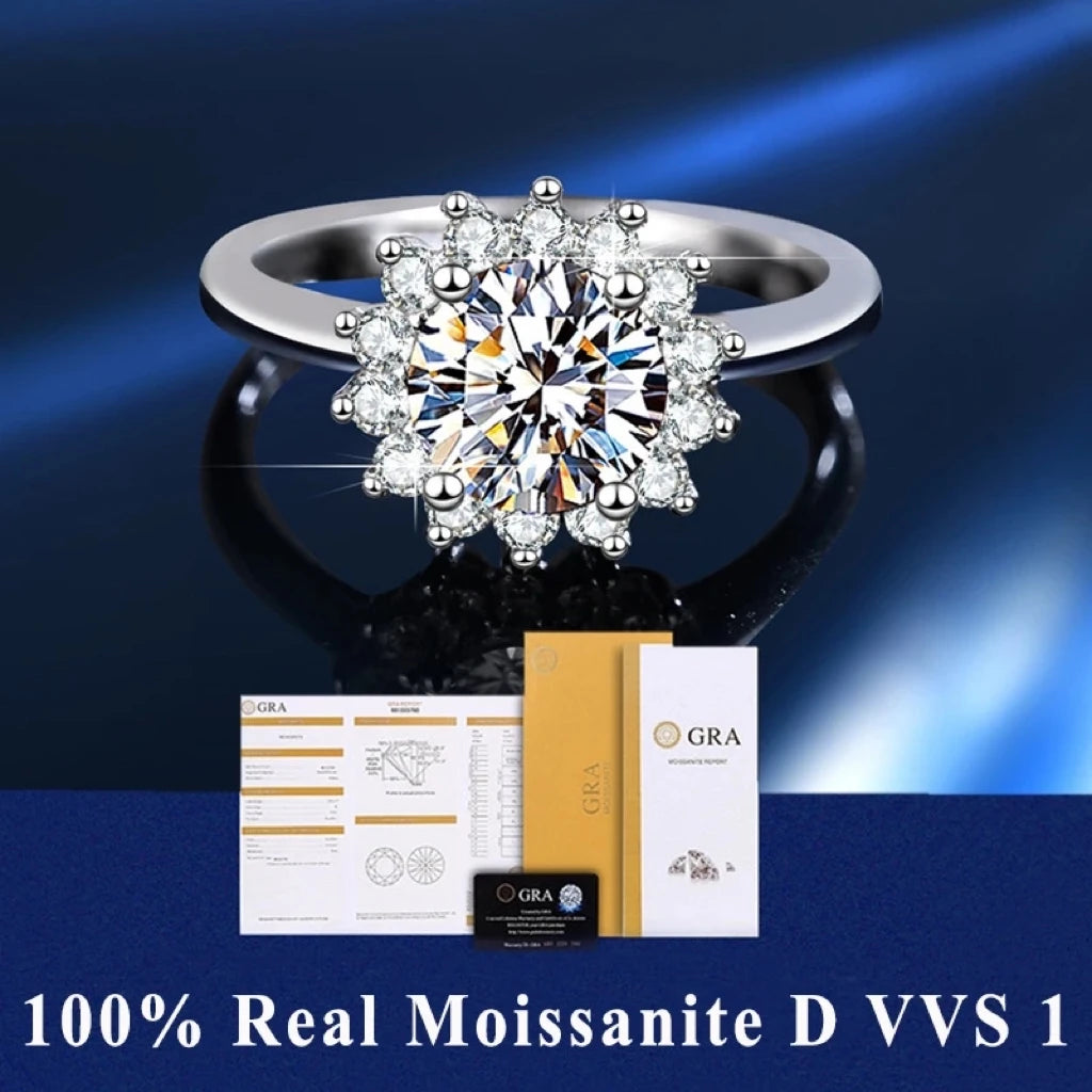 Aiternity Moissanite Gyűrű S925