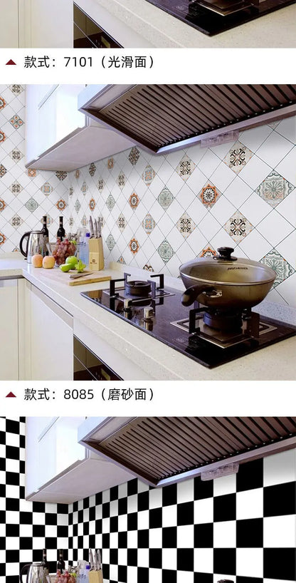Waterproof Kitchen Wallpaper NONECN