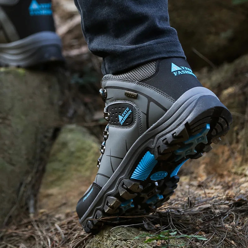 CipőFérfi Téli Hótaposó Cipő Vízálló Bőr - Outdoor Bakancs