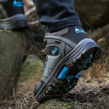 CipőFérfi Téli Hótaposó Cipő Vízálló Bőr - Outdoor Bakancs