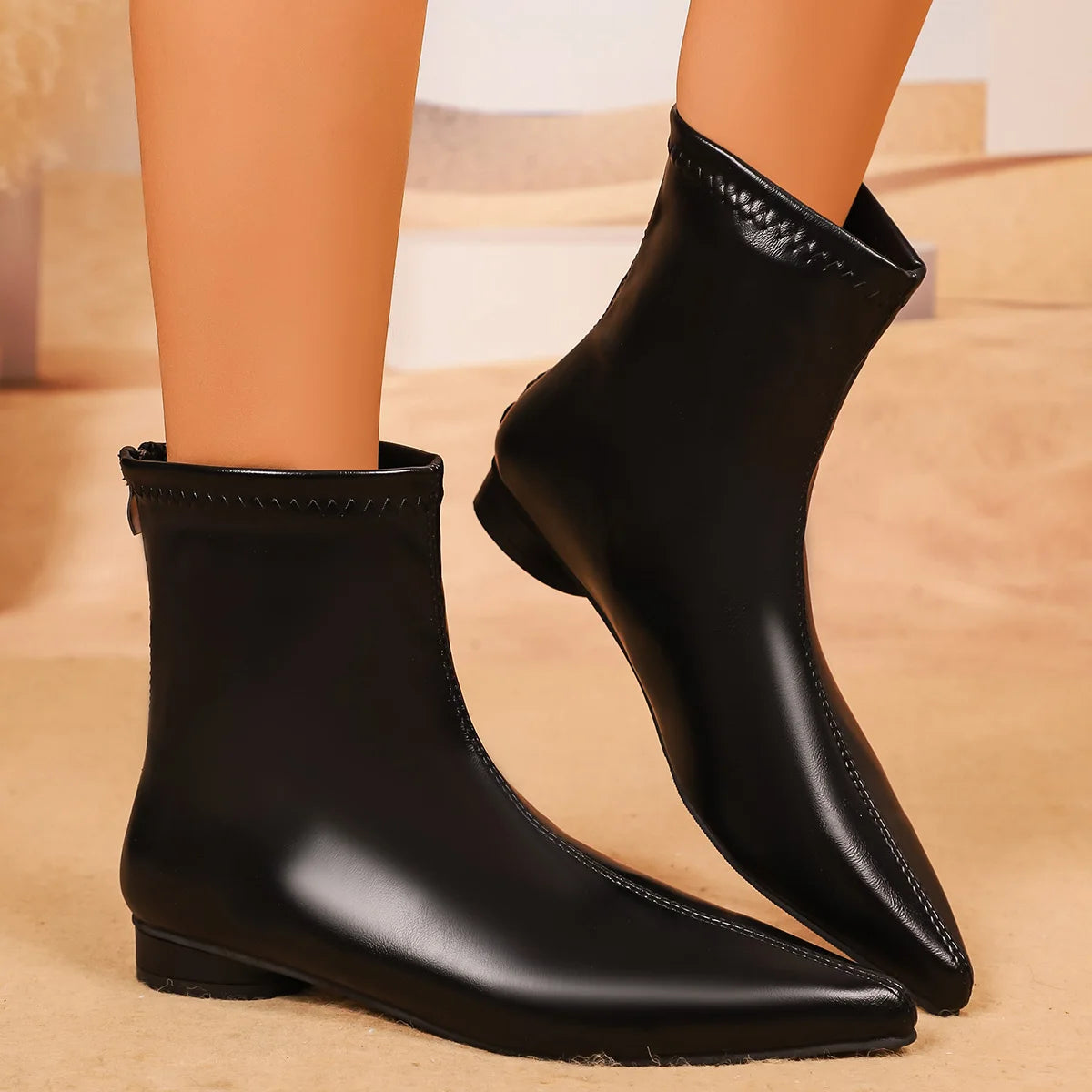 Bakancs PU Felső Latex Talp