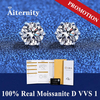Aiternity Moissanite Fülbevaló