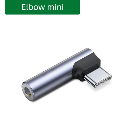 Type-C 3.5mm 90° Audió Adapter