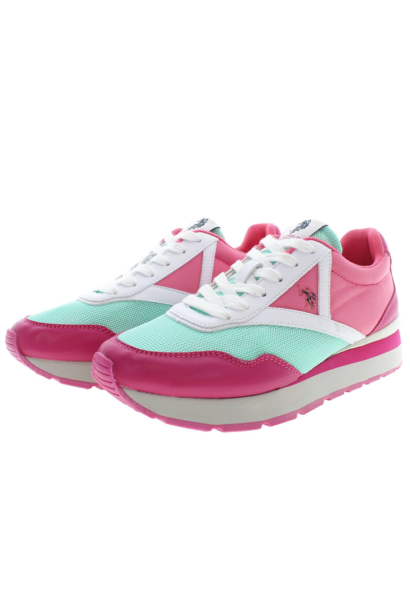 US POLO BEST PRICE WOMEN'S SPORTS FOOTWEAR PINK-1